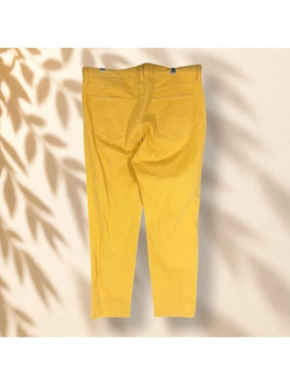 Banana Republic Jeans Men 35*30 Yellow Denim Medium Wash Mid Rise Straight